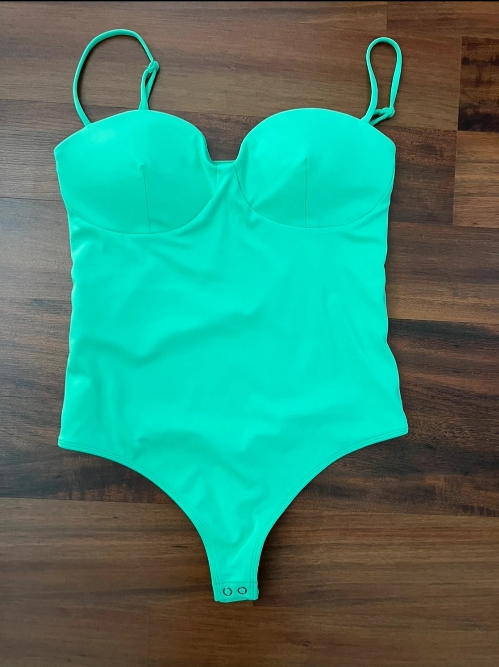 Express Teal Bodysuit Top Small
